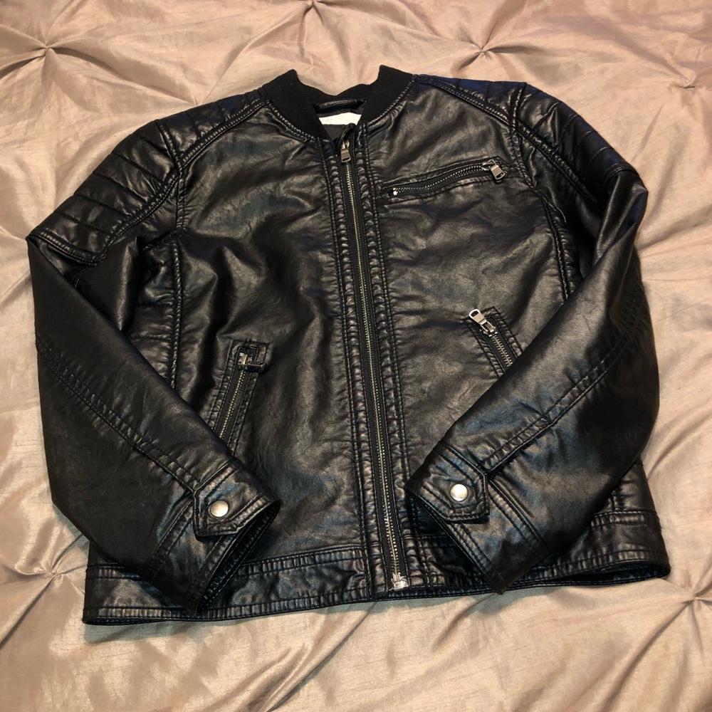 Boys “Leather Coat” from H&M Size 9-10